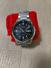 CITIZEN EXCEED AT6030-51E Eco-Drive Radio Controlled Black Dial Stainless Watch