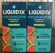 LIQUID IV Hydration Multiplier Drink Mix Watermelon 20 Count Passion