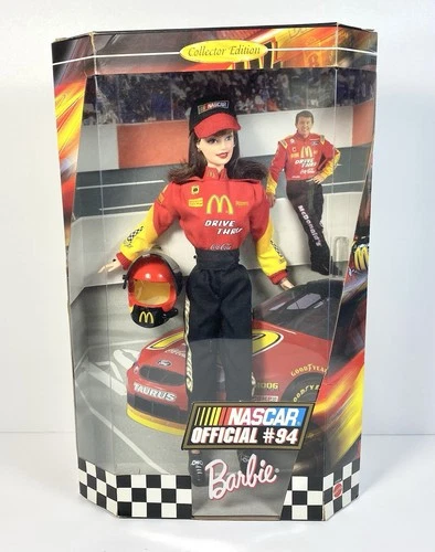 Vintage Mattel Collector Edition 1999 Nascar Official #94 Barbie ~ #22954 ~ NRFB