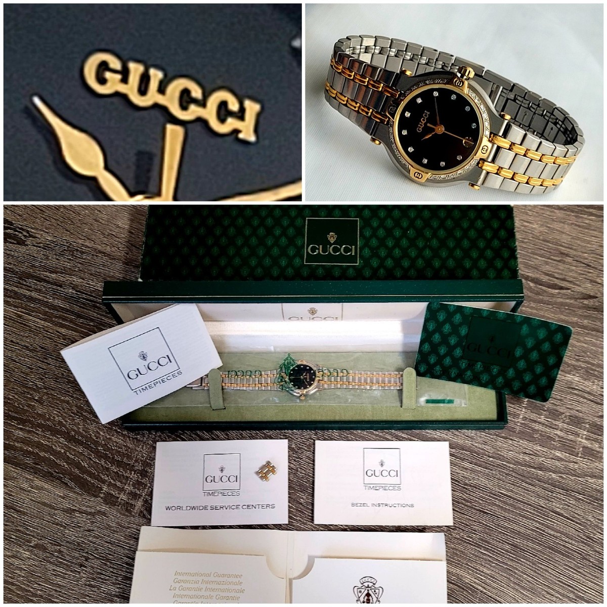 Gucci 9000L,Authentic💃Ladies Watch,Diamond Bezel,Diamond Dial