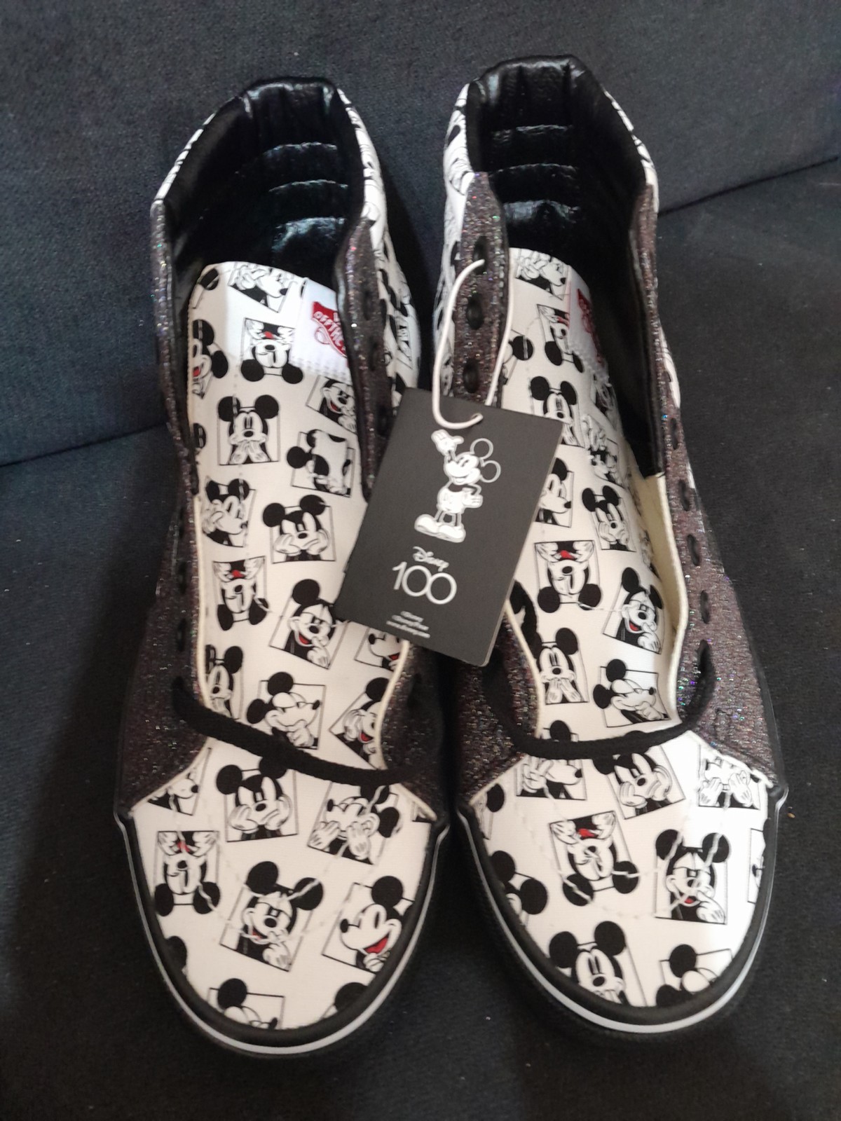 Vans sk8-hi custom made only one made 100th anniversary Disney Mickey Mouse image 2