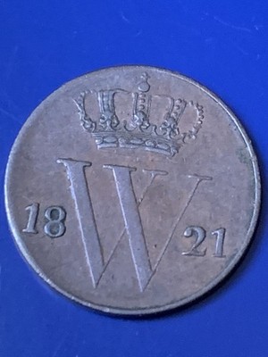 Kingdom of the Netherlands - 1/2 Cent 1821