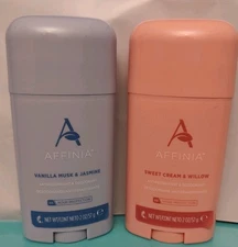 LOT 2: Melaleuca Antiperspirant Deodorant SweetCream-Willow VanillaMusk-Jasmine