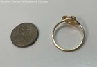 Vintage Gold Tone Avon CZ Ring 1.3g — photo 2