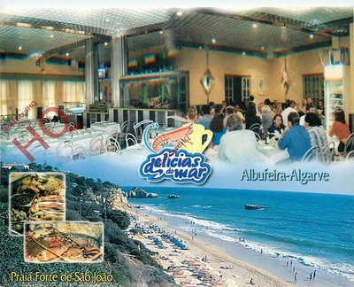 Ansichtskarte> Albufeira, Delicias Do Mar, Praia Forte De Sao Joao