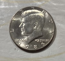 1986-D Kennedy Half Dollar Coin  Uncirculated Condition K86d