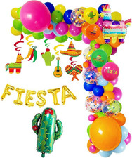 Mexican Fiesta Party Decor Balloon Arch Kit,Fiesta Balloons, Taco Decor, Mexican