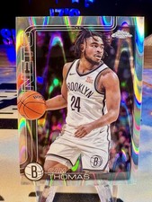 2025-26 Cam Thomas Topps Chrome RayWave Refractor #85 Brooklyn Nets