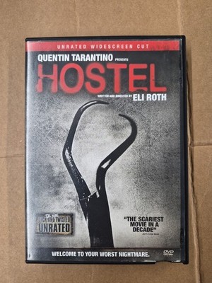 Hostel (DVD, 2006, Widescreen, Unrated) Quentin Tarantino Eli Roth (T65)
