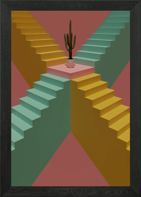 My Plant 3D Remder Framed Wall Art Poster Canvas Print Picture