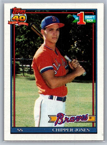 Chipper Jones 1991 Topps #333