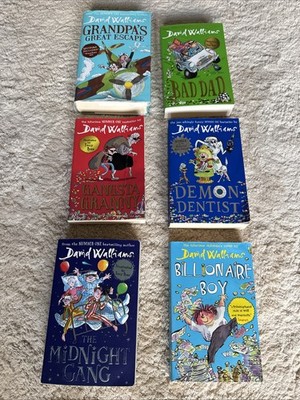 David Walliams Book Collection. 6 In Total Great Books. Good Condition