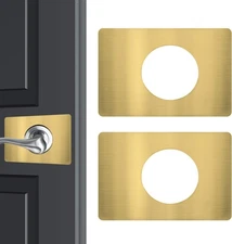Repair Plate, Reinforcement Plate, Fixing Plate, Knob/Lever/Deadbolt Gold