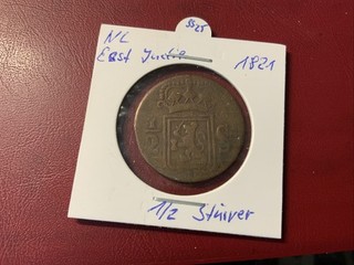 Niederländisch Ostindien 1/2 Stuiver 1821