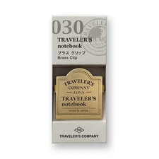 Traveler's Note Brass Clip TRC Logo Pattern 43089006