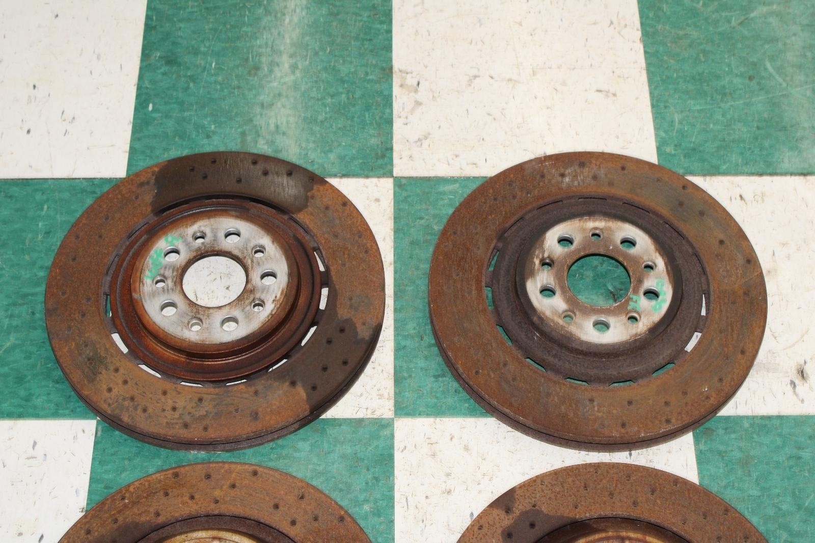 14-20 Ghibli 3.0L RWD Front Rear LH RH Brake Rotors Set 4x OEM Factory OE WTY OE