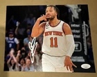 Jalen Brunson New York Knicks Signed Autograph Photo (8x10) JSA COA