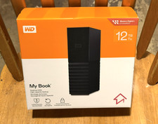 WD My Book 12TB Desktop External Hard Drive - WDBBGB0120HBK-Newm - Brand New
