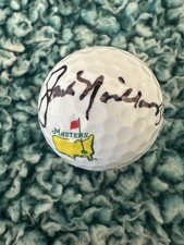 Jack Nicklaus Signed Masters Logo Ball PSA/DNA Authentication COA Autographed