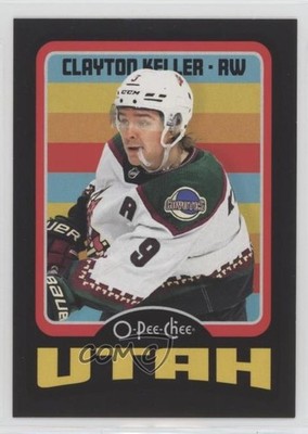 2024-25 O-Pee-Chee Retro Black Border 28/100 Clayton Keller #483 2d8