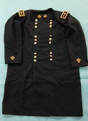 Masonic Regalia Knight Templar Sir Knights Coat, Hand Embroidered Patche Uniform