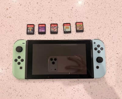 Limited Edition Animal Crossing Nintendo Switch Console With Games Included