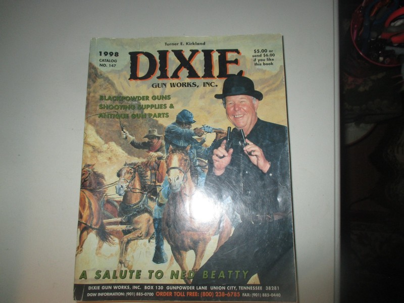 Dixie Gun Works 1998 Catalog  #147 Shooting Supplies Muzzleloader Gun Parts