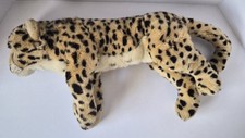2012 Cheetah Plush 30" Head to Tail FAO Schwarz Toys R Us Realistic Stuffed