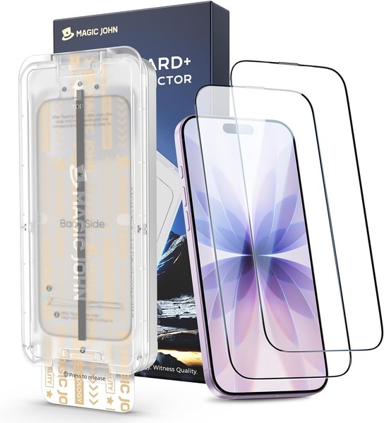 Iphone 17 Bildschirmschutz 9H HäRte Hd Klar, Einfach Zu Installieren, 2 StüCk-image