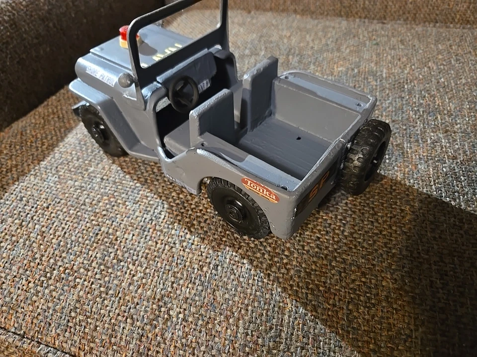 TONKA JEEP NAVY DE LOS EE. UU., PATRULLA COSTERA, POLICÍA MILITAR, MODELO WW11 HECHO A MEDIDA Foto 3 de 4