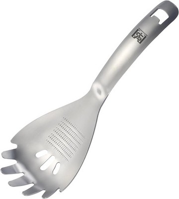 304 Stainless Steel Multi-Function Pasta Spoon  : Includes Potato Masher, Egg