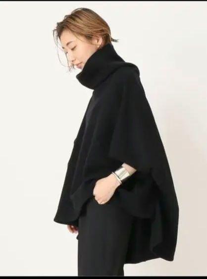 Unused Cogthebigsmoke Turtleneck Poncho Size Free Black