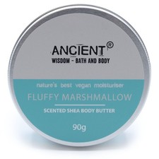 Scented Shea Body Butter 90g Fluffy Mashmallow Bathroom Luxury