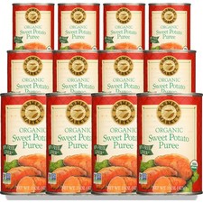 Organic Sweet Potato Puree By Farmer'S Market 15 Oz Can 12 Pack