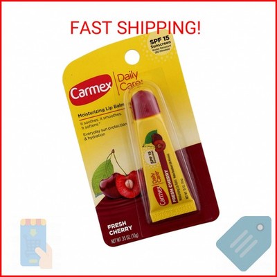 Carmex Click-Stick Moisturizing Lip Balm SPF 15 Cherry 0.15 oz (Pack of 2)
