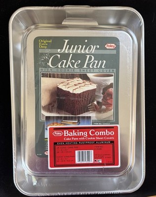  VTG Foley Baking Combo Junior Cake Pan Set Sealed New Old Stock Made in USA 80s
