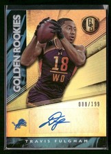 2019 Panini Gold Standard #GRA-TF Travis Fulgham Golden Rookies #/199 Auto