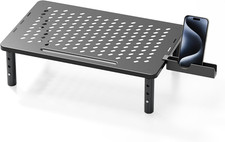 Computer Monitor Stand Riser for Desk, 3 Height Adjustable PC Laptop TV Desktop