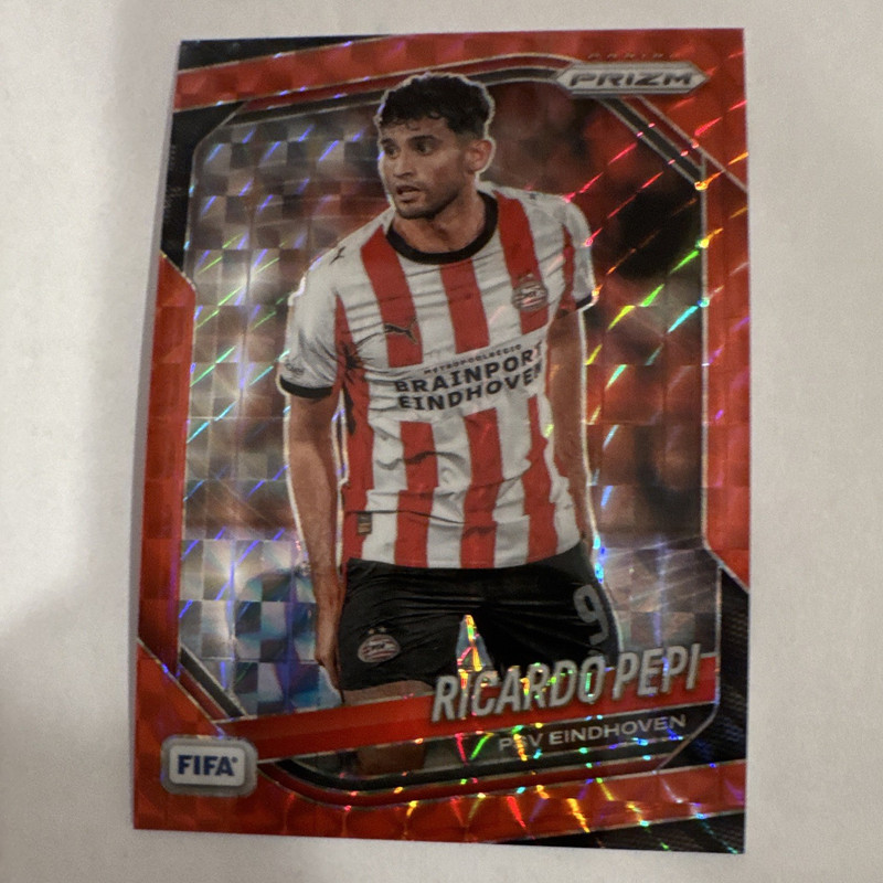 Panini 2025-26 Prizm FIFA Soccer Ricardo Pepi Red Prizm #275 PSV Eindhoven