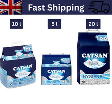 Image of Catsan Cat Litter 5L 10L 20L Hygiene Plus Non-Clumping Natural Odour Control UK