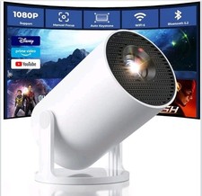 Mini Projector with WiFi and Bluetooth Built-in Apps Smart Projector Support 4K