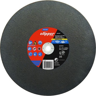 Norton Clipper Classic, High Speed Cut-Off Wheel, Wheel Diameter 14 in, Arbor