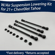 💥For 2021+ Chevrolet Tahoe Adjustable Air Suspension Lowering Links Kit module