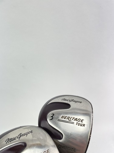MacGregor Fairway Wood Set 3+5 Woods Regular Steel /Right /New Grips /20123 - Picture 3 of 20