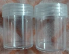 1 - LARGE SILVER DOLLAR COIN TUBE - NEW - FREE SHIPPING.....