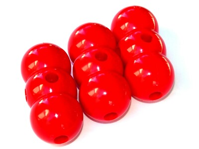 Tinker Toy Jumbo Replacement Part Piece Red Pods Tinkertoy Lot of 3