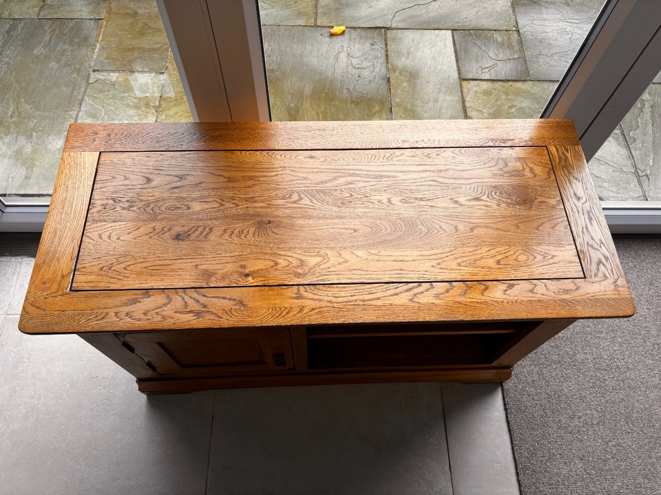 Solid Wood TV Stand Used eBay