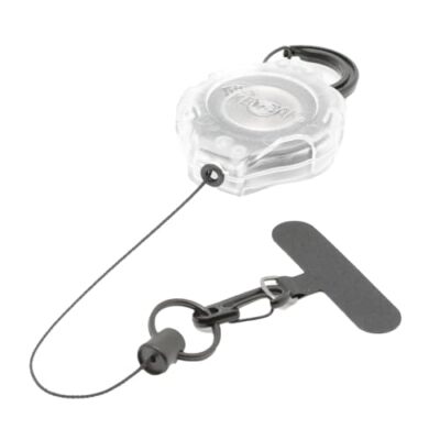 KEY-BAK Ratch-It Retractable Phone Tether with Carabiner & Universal Case Anchor