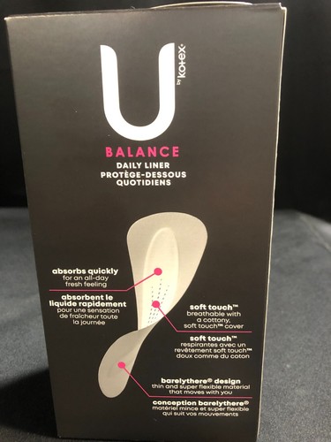U By Kotex Balance Daily Liners, Regular, 150 ct Thin Wrapped Liners - Picture 3 of 4