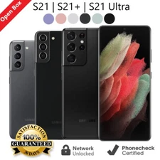 Samsung Galaxy S21 S21+ S21 Ultra 5G 128GB 256GB Unlocked AT&T Verizon T-Mobile